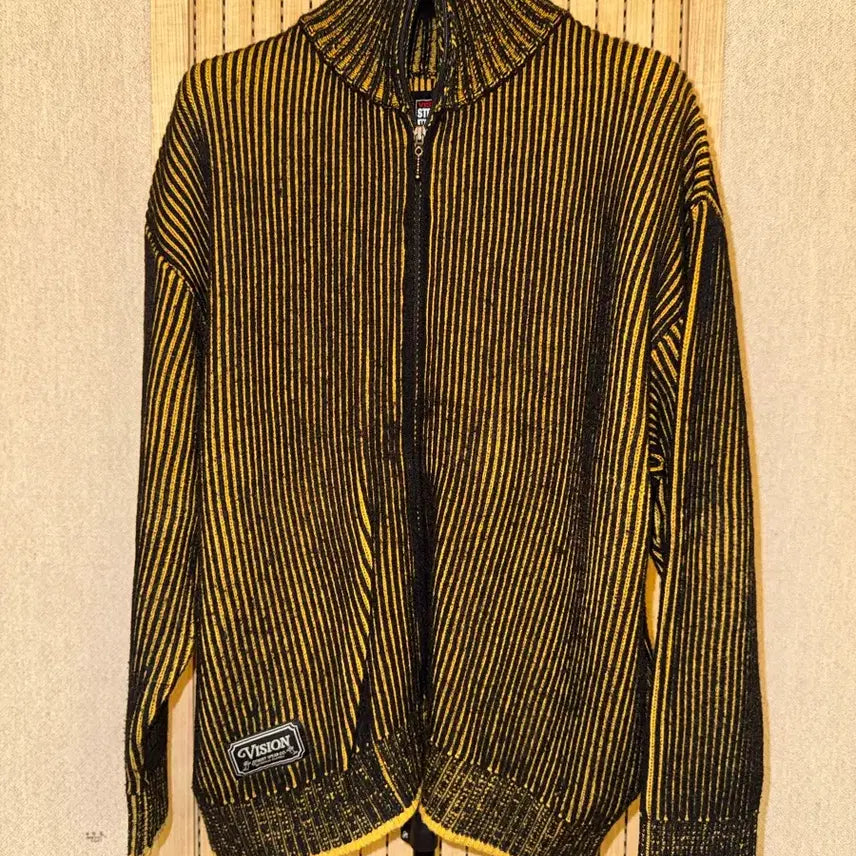[BUNJANG] Vision Streetwear Knit Zip-Up Jacket / 비전스트릿웨어 니트 집업