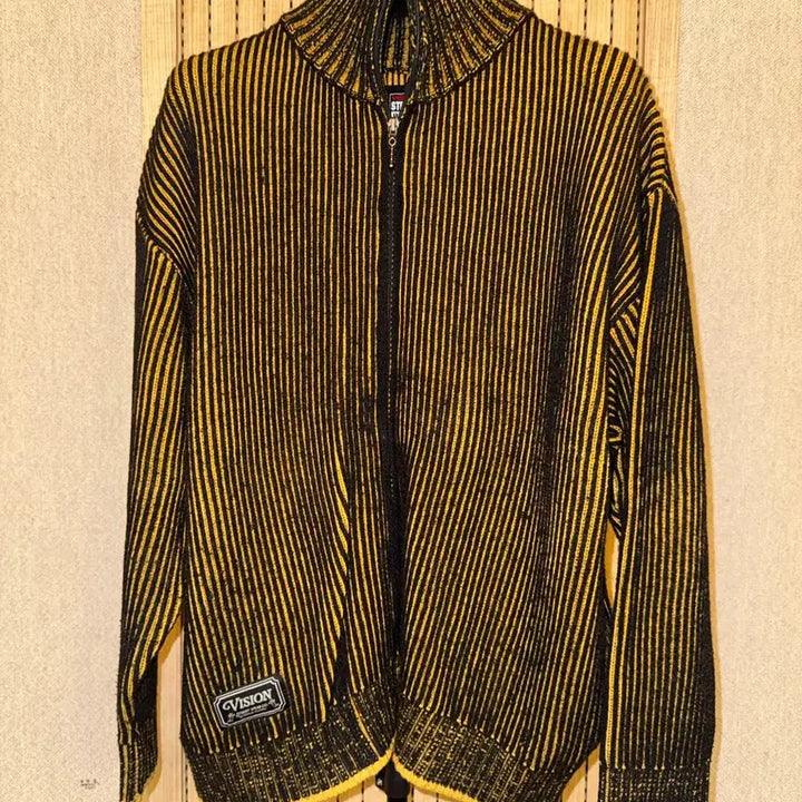 [BUNJANG] Vision Streetwear Knit Zip-Up Jacket / 비전스트릿웨어 니트 집업