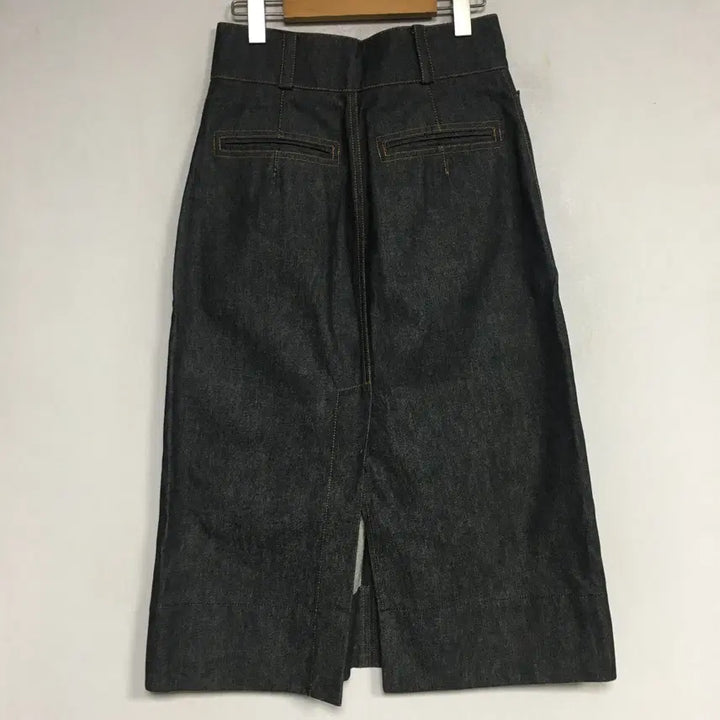 [BUNJANG] Maison Kitsuné Pocket Denim Skirt / 메종키츠네 정품 포켓 데님 스커트 26