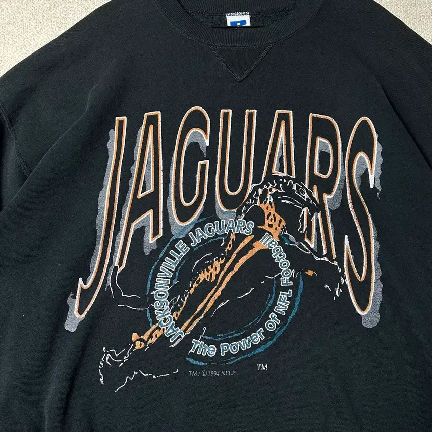 [BUNJANG] Russell Jacksonville Jaguars Sweatshirt / (XL) 90s USA 러셀 잭슨빌 재규어스 스웻 맨투맨