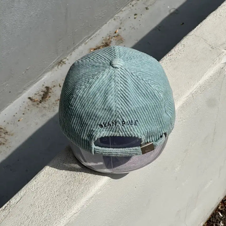 [BUNJANG] Beanpole Logo Blue Corduroy Ball Cap / [M] 빈폴 로고 블루톤 코듀로이 볼캡 모자