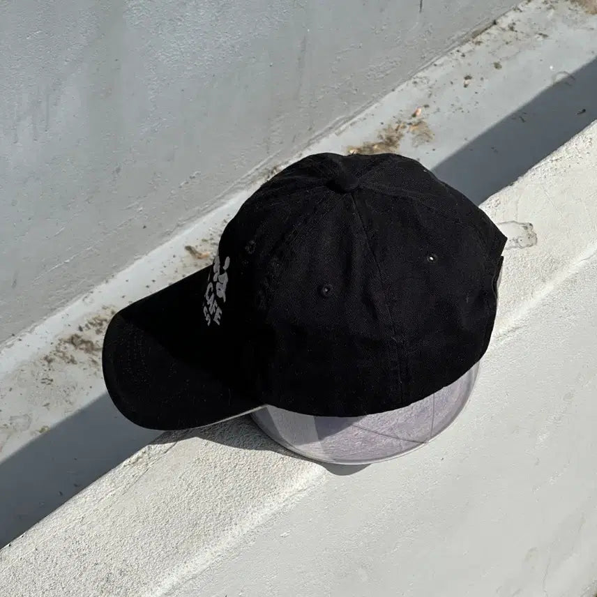 [BUNJANG] Sails Anchor Cafe Vintage Black Ball Cap / [F] Sails Anchor Cafe 로고 빈티지 블랙 볼캡 모자