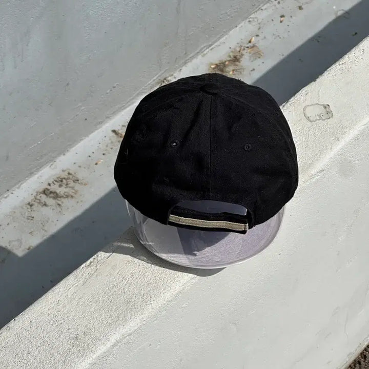 [BUNJANG] Sails Anchor Cafe Vintage Black Ball Cap / [F] Sails Anchor Cafe 로고 빈티지 블랙 볼캡 모자