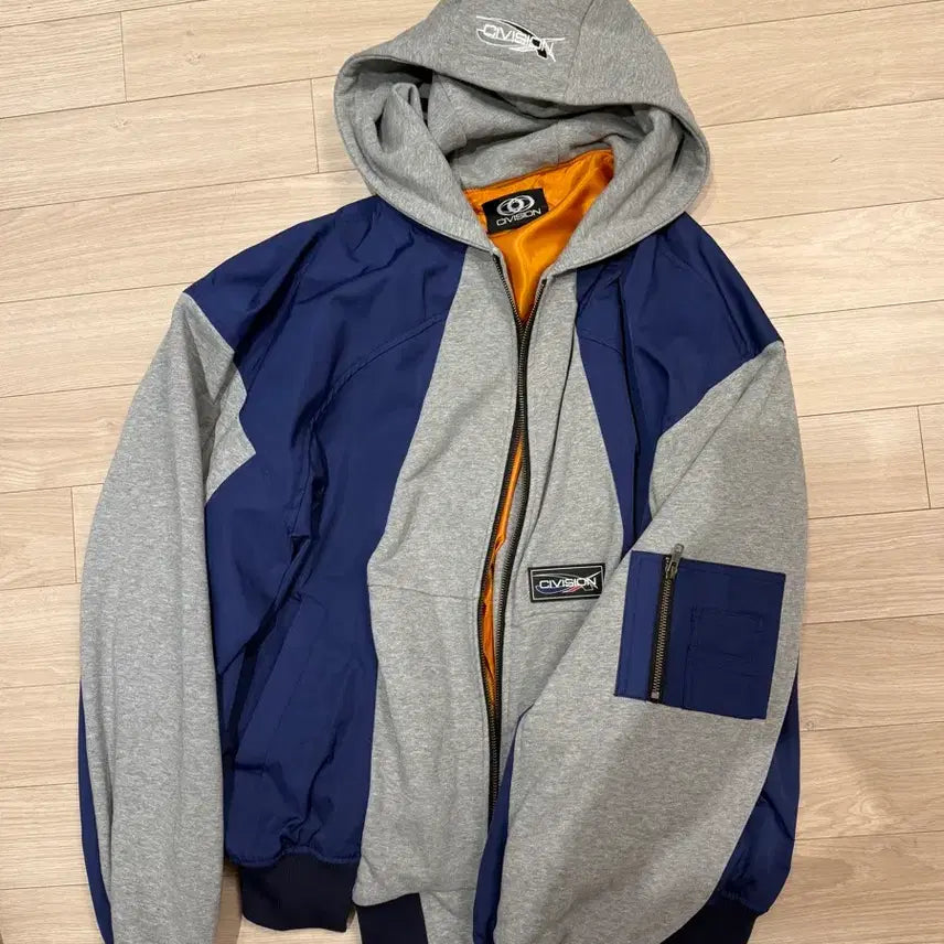 [BUNJANG] Csc Cvision Remake Hooded Blouson / [2] Csc 씨비전 바이 씨에스씨 리메이크 후디드 블루종 블루