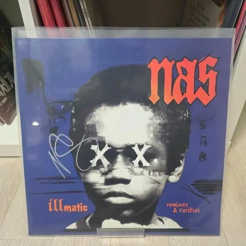 [BUNJANG] Nas Illmatic Remix Signed LP / Nas Illmatic 리믹스 사인 Lp