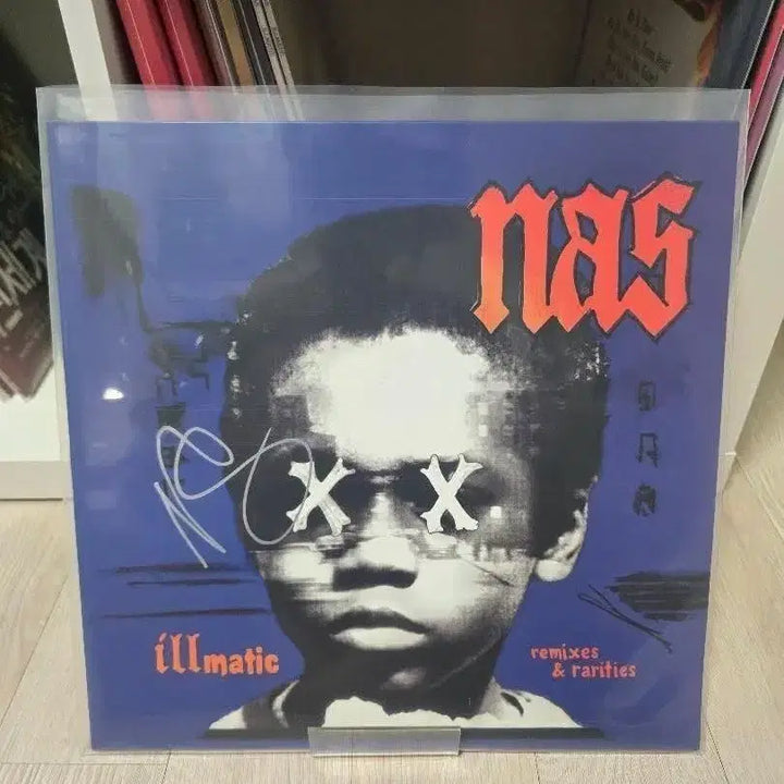[BUNJANG] Nas Illmatic Remix Signed LP / Nas Illmatic 리믹스 사인 Lp