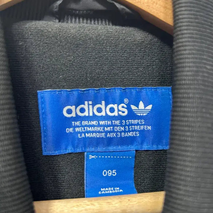 [BUNJANG] Adidas Black Quilted Padded Bomber Jacket (M) / 아디다스 블랙 퀼팅 패딩 봄버 자켓 M