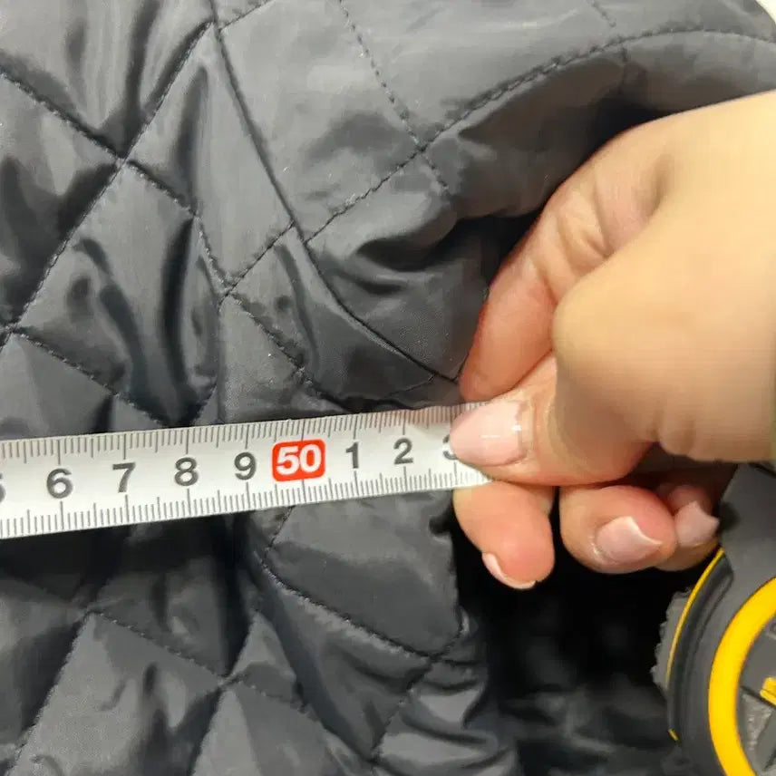 [BUNJANG] Adidas Black Quilted Padded Bomber Jacket (M) / 아디다스 블랙 퀼팅 패딩 봄버 자켓 M
