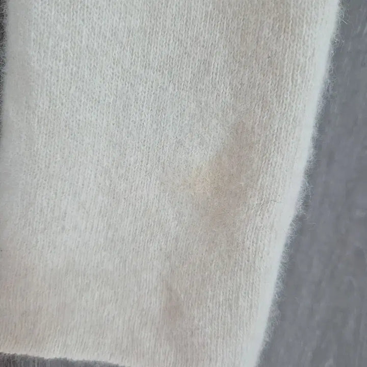 [BUNJANG] SIE Ivory Cashmere Zip-up Cardigan / 시에 SIE 아이보리 캐시미어 집업 가디건