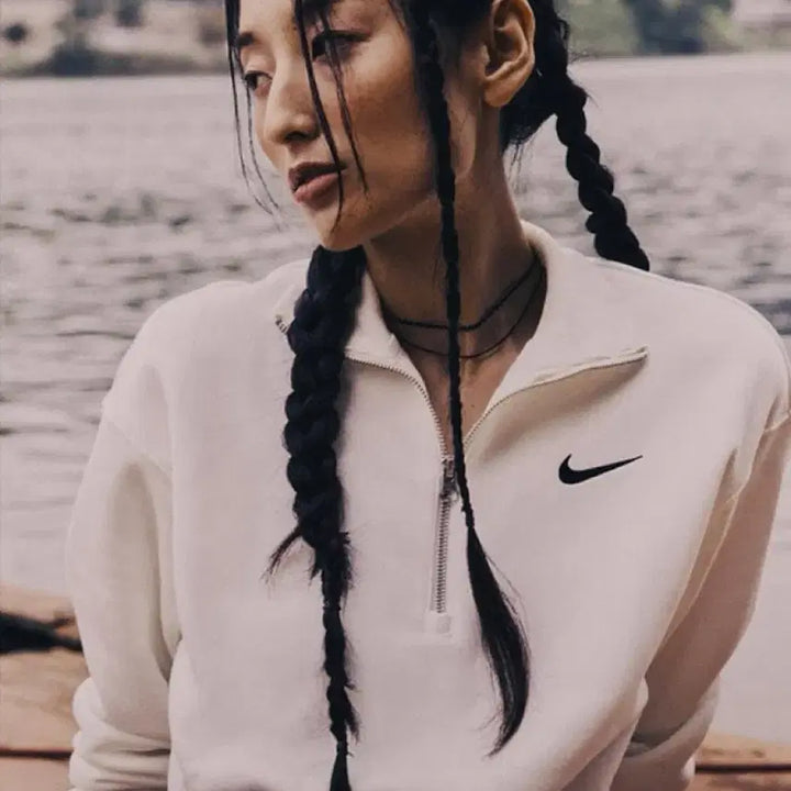 [BUNJANG] Nike Phoenix Fleece White Set S Size / 나이키 피닉스 플리스 화이트 셋업 S사이즈