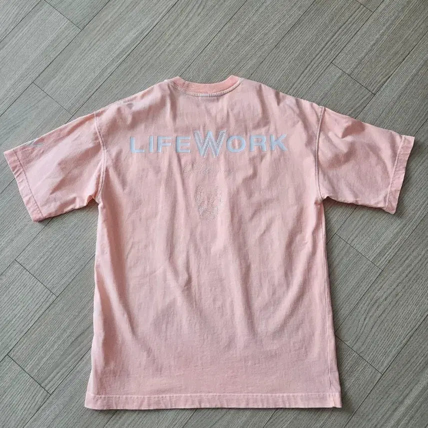[BUNJANG] LifeWork Pigment Orange T-shirt / 라이프워크 피그먼트 반팔 티셔츠