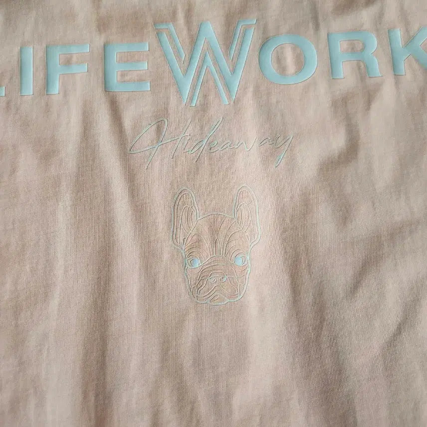 [BUNJANG] LifeWork Pigment Orange T-shirt / 라이프워크 피그먼트 반팔 티셔츠