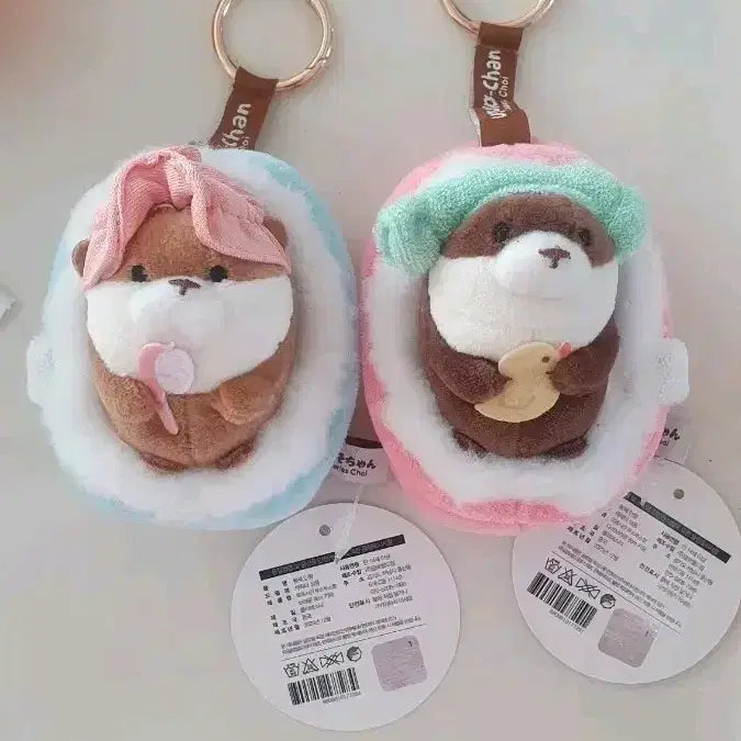[BUNJANG] Uso Uso Chan Bathing Doll Keychain Set Bundle / 일괄가격)목욕 우소우소짱 인형 키링 세트 새상품