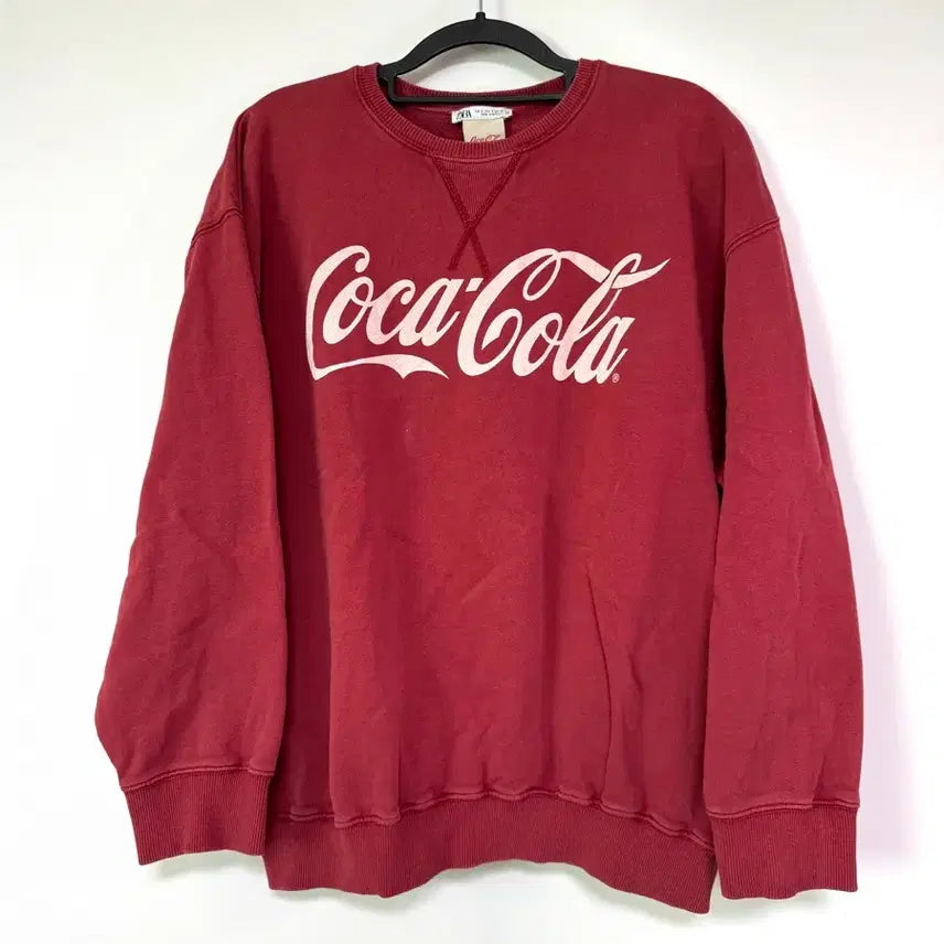[BUNJANG] Zara Coca-Cola Graphic Sweatshirt / ZARA 코카콜라 맨투맨 남자95 여성 M,L