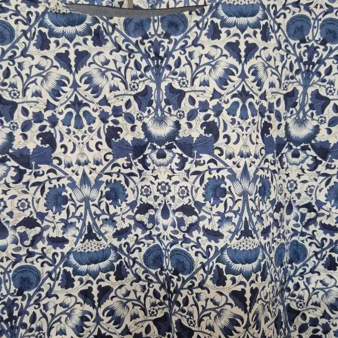 [BUNJANG] Renibon Floral Pattern Blouse / 레니본 반팔 블라우스