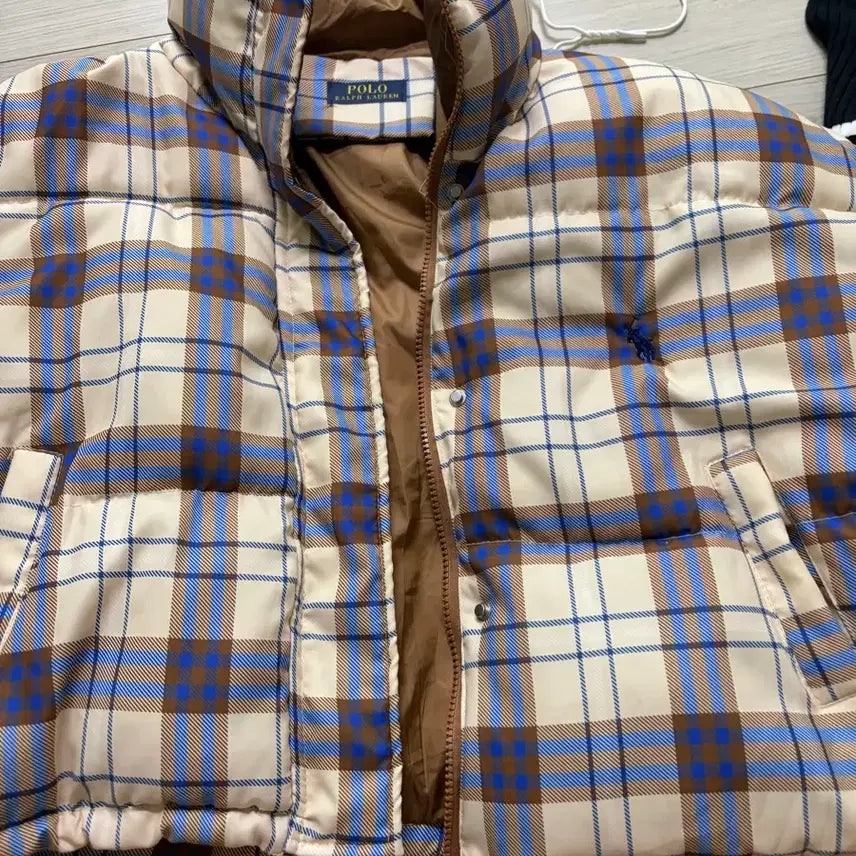 [BUNJANG] Polo Ralph Lauren Checkered Padding Jacket / 폴* 랄프로렌 체크 패딩 폴로