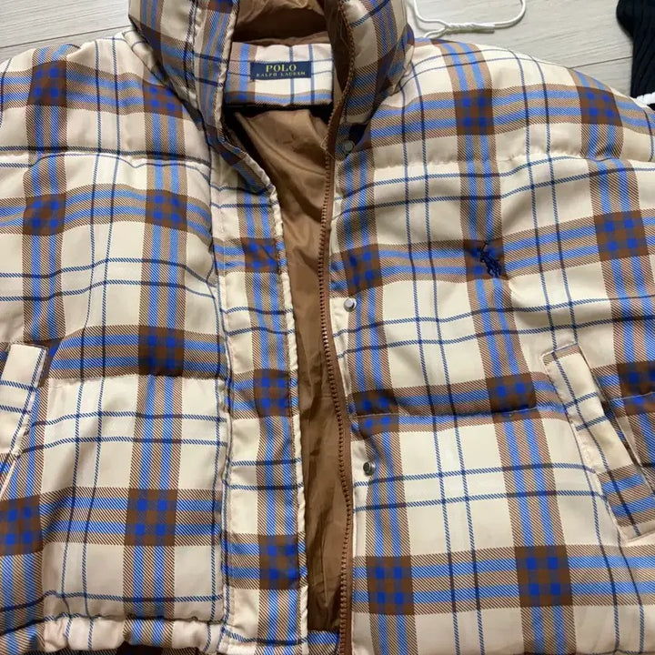 [BUNJANG] Polo Ralph Lauren Checkered Padding Jacket / 폴* 랄프로렌 체크 패딩 폴로