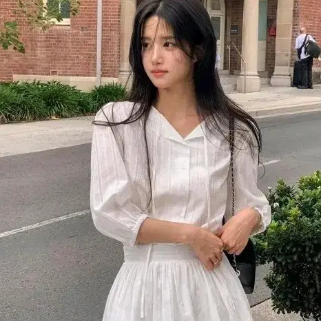 [BUNJANG] 새상품 베니토 브리즈 코튼 셔링 원피스 / 새상품 베니토 브리즈 코튼 셔링 원피스