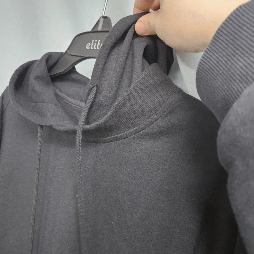 [BUNJANG] System Leather Hooded T-Shirt / 시스템 레더 후드티 FREE