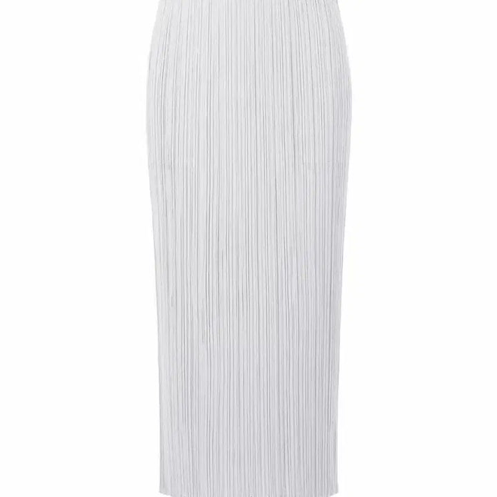 [BUNJANG] Pleats Please Basic Midi Skirt (Black, Grey, Light Grey) / 플리츠플리즈 베이직 스커트 블랙,그레이,라이트그레이