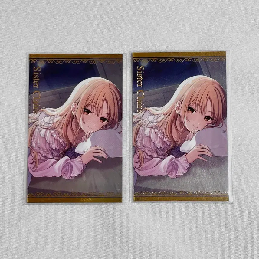 [BUNJANG] Nijisanji Sister Claire Voice Cheki Card Set / 니지산지 시스터 클레어 보이스 체키 카드 2매 일괄
