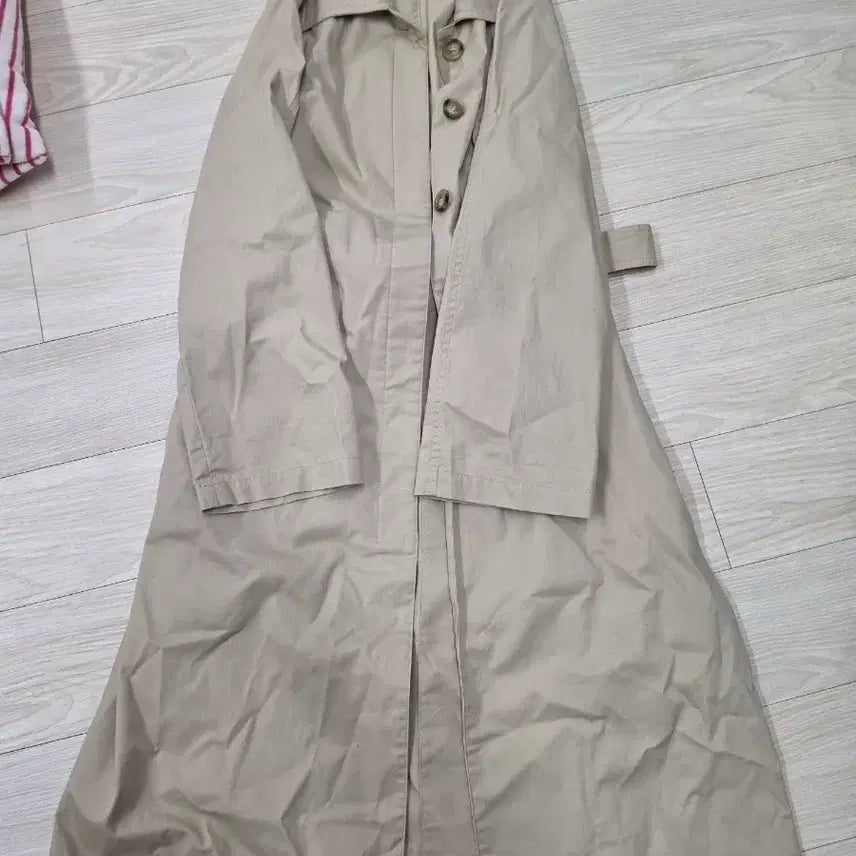 [BUNJANG] Matinkim Beige Long Trench Coat / 마뗑킴 베이지 롱 트렌치코트