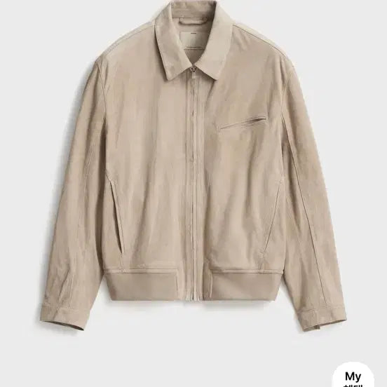 [BUNJANG] Pottery Goatskin Suede Blouson Jacket / 포터리 고트스킨 스웨이드 블루종 3사이즈