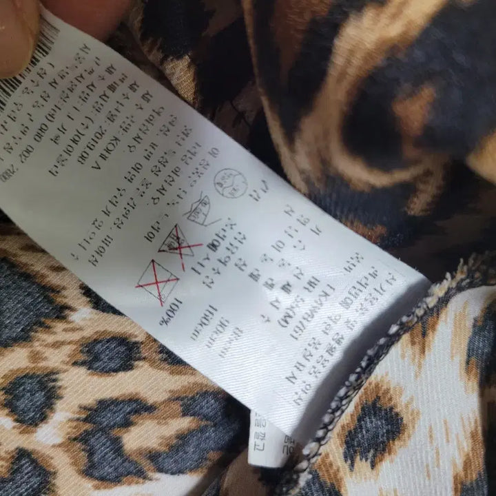 [BUNJANG] Egoist Leopard Blouse / 에고이스트 레오파드  블라우스