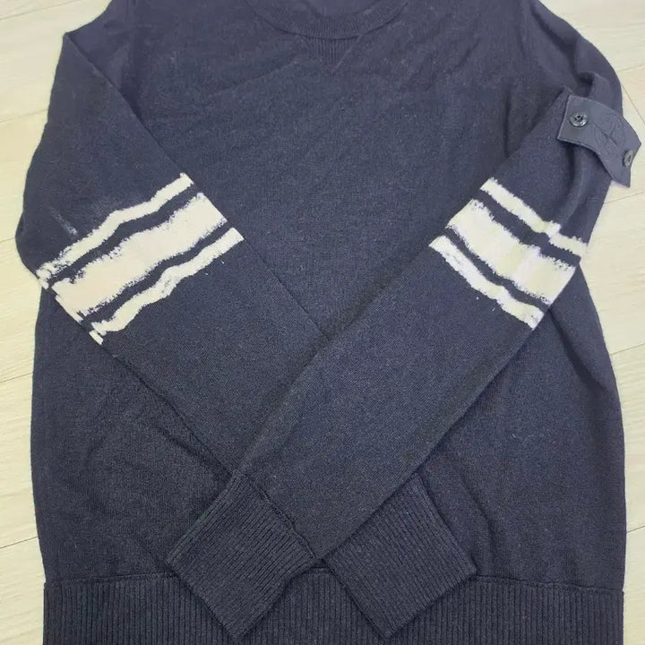 [BUNJANG] Stone Island Navy Knit Sweater / 정품)스톤아일랜드 네이비 니트