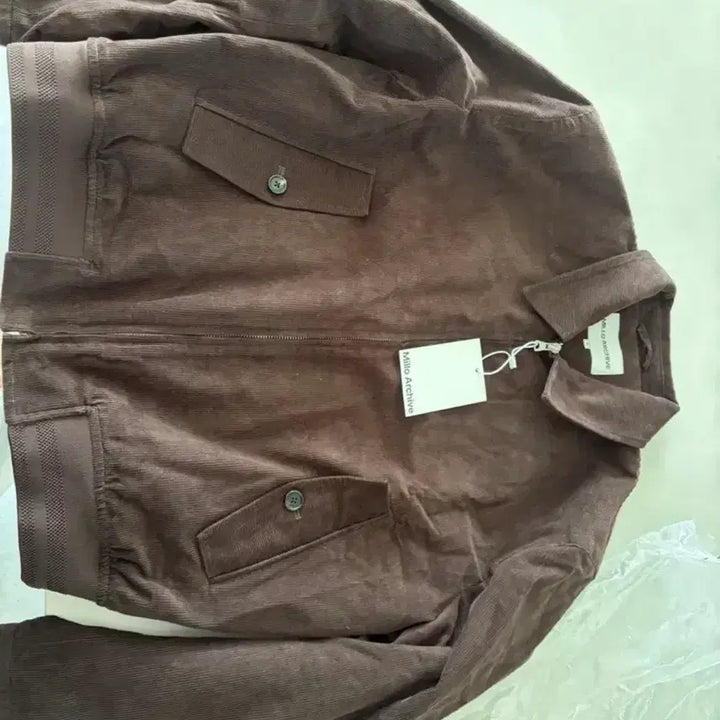 [SOLD OUT] 밀로아카이브 퍼넷 코듀로이 블루종 자켓 XL [딥 브라운]
