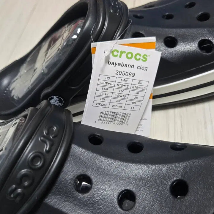 [BUNJANG] Crocs Bayaband Black Clogs / 크록스 285 바야밴드 블랙