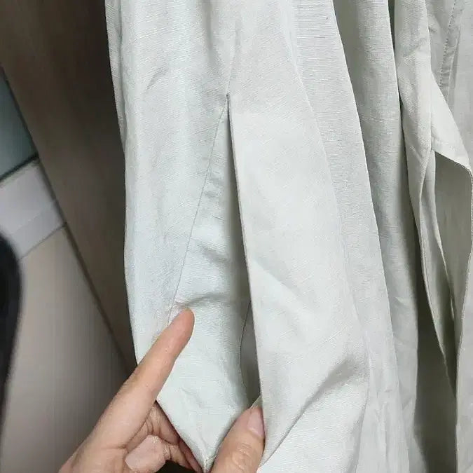 [BUNJANG] COS Mint Linen Wrap Long Cardigan / 최종가격내림)코스 연민트 린넨 랩 롱 가디건