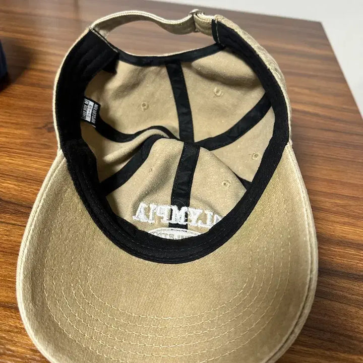 [BUNJANG] Olympia Beige Cotton Baseball Cap / 베이지 볼캡 새제품
