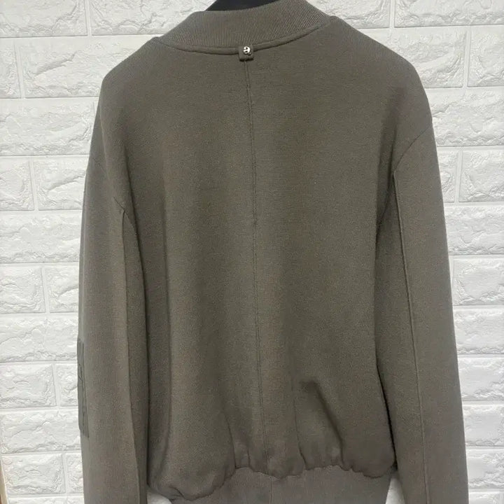 [BUNJANG] Allegri Khaki Olive Rayon Blouson Jacket / allegri 알레그리 고급 블루종 자켓