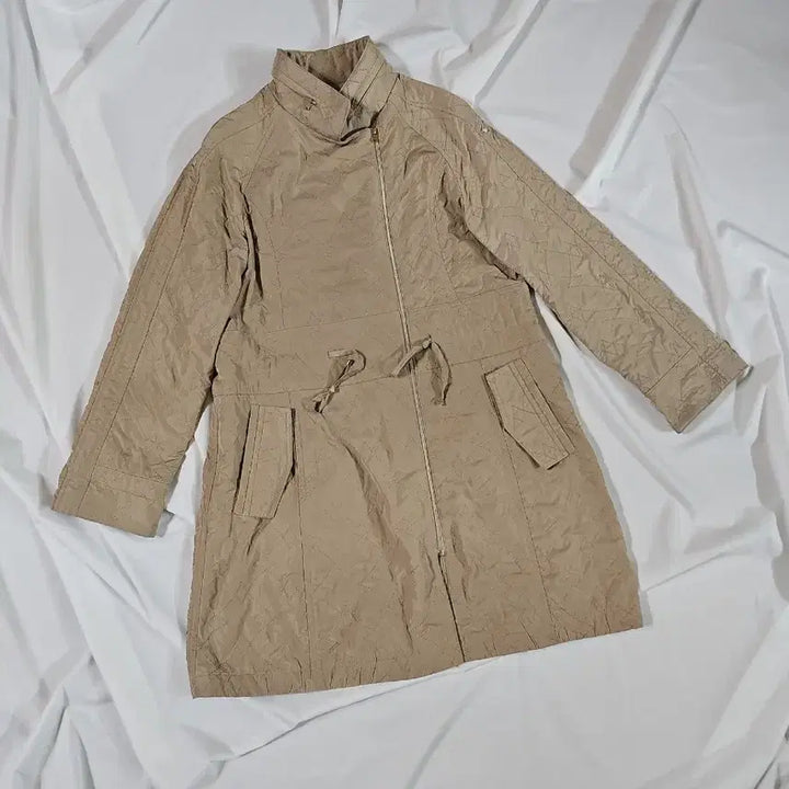 [BUNJANG] CHOI YEN OK Beige Quilted Jacket Coat / [78] CHOI YEN OK 최연옥 디자이너 베이지 퀼팅 자켓 코트