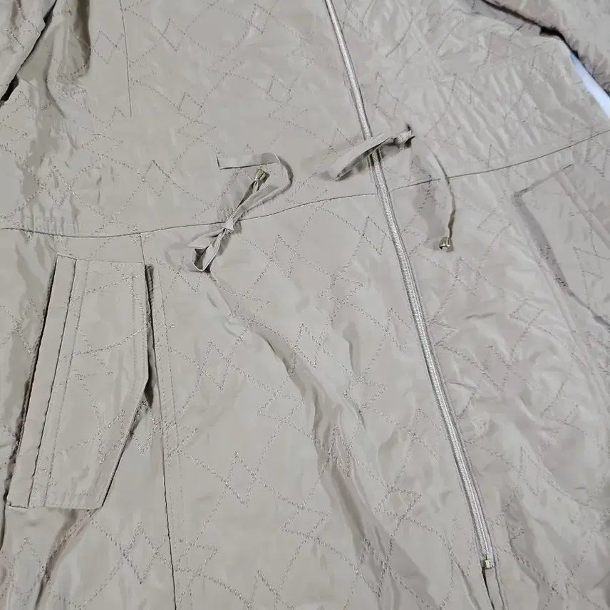 [BUNJANG] CHOI YEN OK Beige Quilted Jacket Coat / [78] CHOI YEN OK 최연옥 디자이너 베이지 퀼팅 자켓 코트