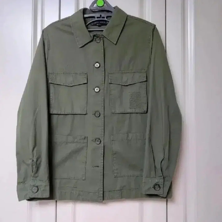 [BUNJANG] Zara Khaki Cotton Field Jacket / 자라 봄가을야상점퍼55. 카키점퍼