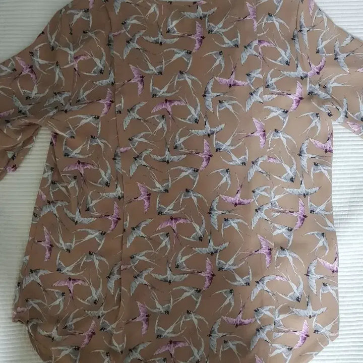 [BUNJANG] Ann Taylor Short Sleeve Chiffon Blouse Size S (55) / 앤테일러 반팔쉬폰 블라우스 S사이즈 55