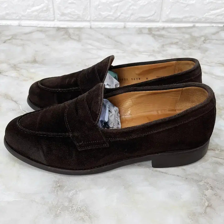 [BUNJANG] Berwick 9628 Suede Penny Loafers / [270, 8] 버윅 9628 스웨이드 남자 페니로퍼