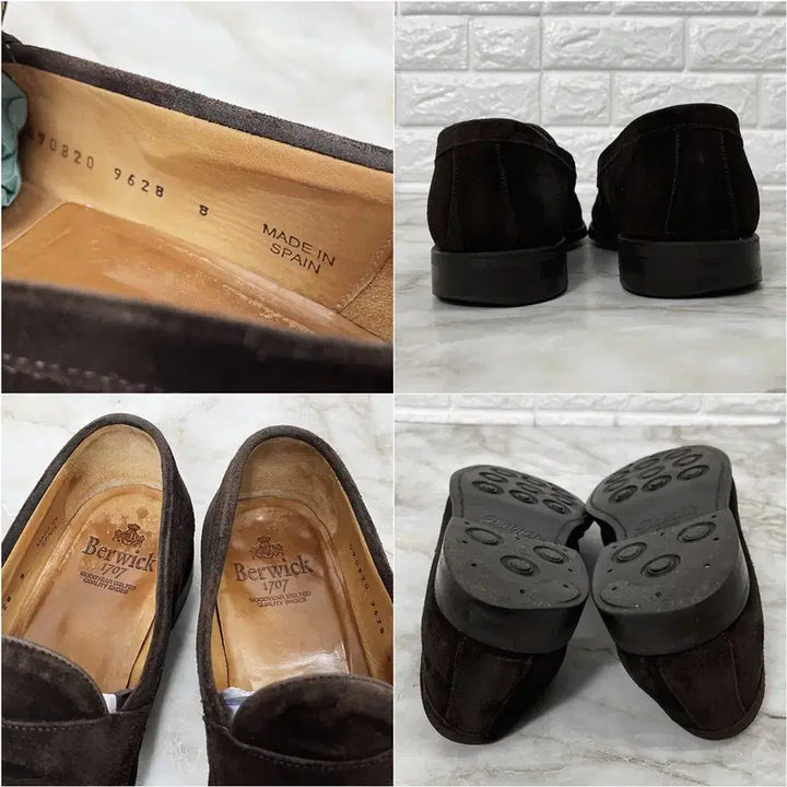 [BUNJANG] Berwick 9628 Suede Penny Loafers / [270, 8] 버윅 9628 스웨이드 남자 페니로퍼