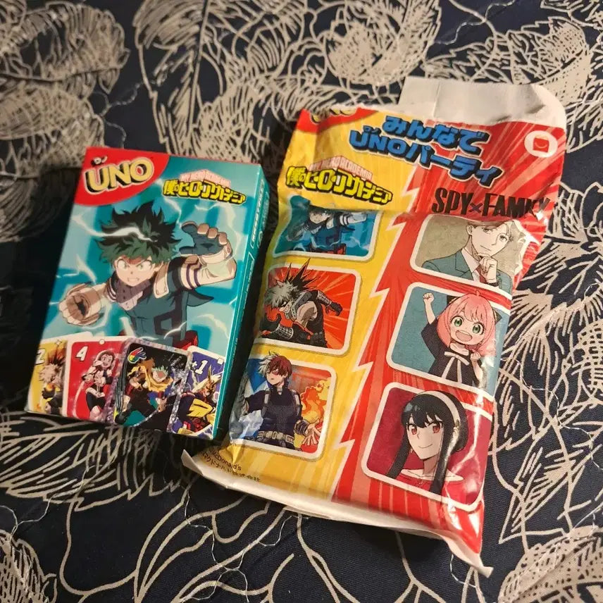 [BUNJANG] My Hero Academia Uno Card Set - Todoroki Shoto &amp; Midoriya Izuku / 나의히어로아카데미 우노 카드 해피밀 토도로키 쇼토 미도리야
