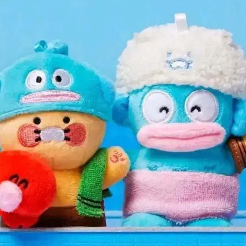 [BUNJANG] Sanrio Hangyodon Chun-sik Collaboration Plush Keyring Set / 산리오 한교동 춘식이 콜라보 인형 키링 세트