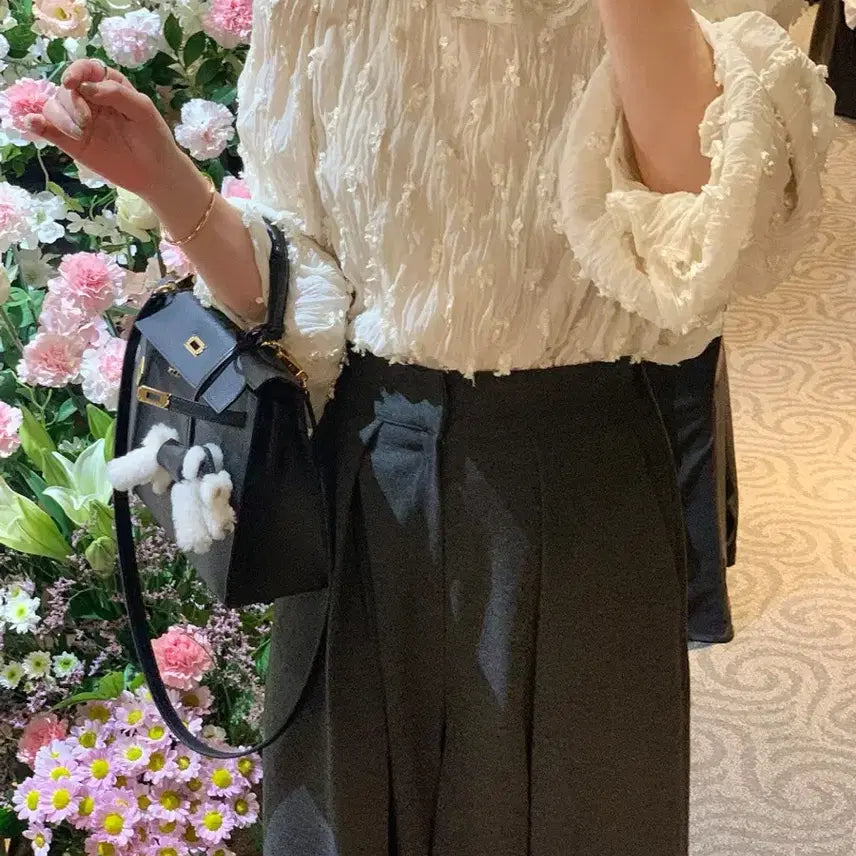 [BUNJANG] Byssiny Somssom Blouse / [새상품] 바이씨니 제작 솜솜 블라우스
