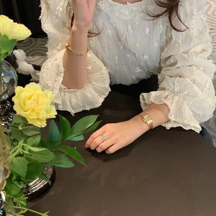 [BUNJANG] Byssiny Somssom Blouse / [새상품] 바이씨니 제작 솜솜 블라우스