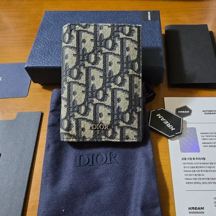 [BUNJANG] Dior Oblique Beige Organizer Pouch / 디올 오블리크 베이지 오거나이저