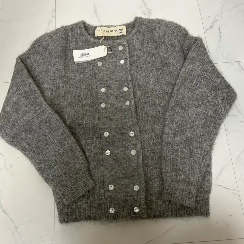 [BUNJANG] Via Plane Linker Cardigan Grey M / 비아플레인 링커가디건 그레이m