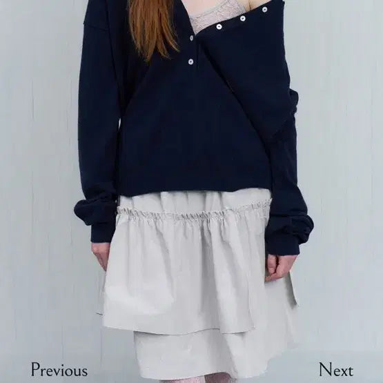 [SOLD OUT] [새상품] 포에토 KYALE HENRY KNIT - NAVY