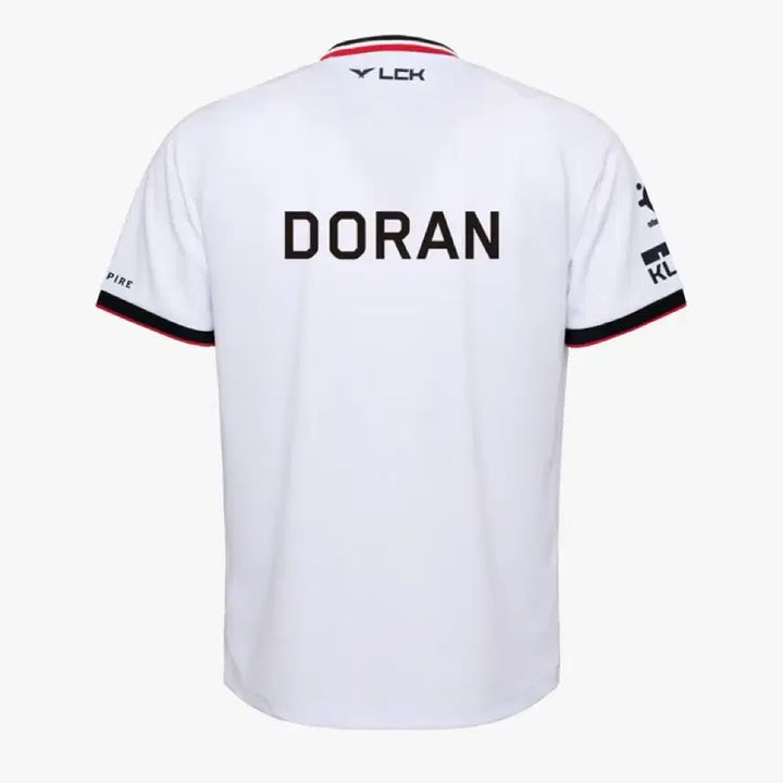 [SOLD OUT] [미개봉] S M 도란 져지 유니폼 2025 T1 티원 화이트 반팔