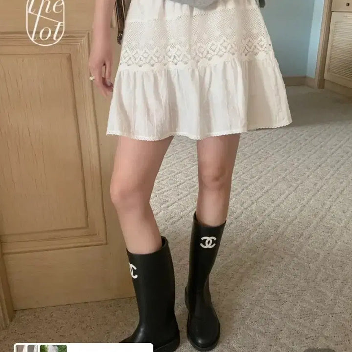 [BUNJANG] Lace Skirt - New / [새상품] 레이스 스커트