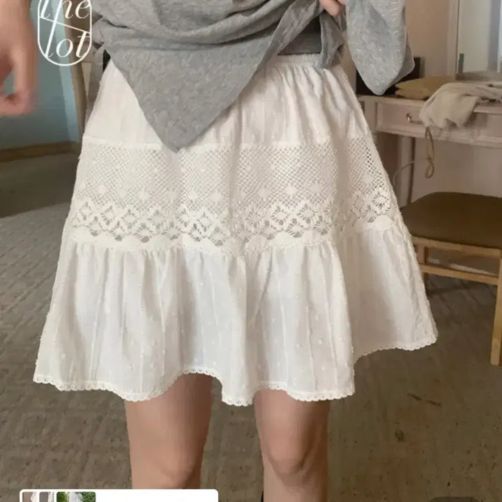 [BUNJANG] Lace Skirt - New / [새상품] 레이스 스커트